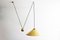 Keos Counterweight Pendant Light in Brass by Florian Schulz, 1960s 1