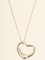 Collar de corazón abierto de plata de Tiffany & Co., Imagen 3