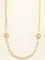 18k Round Cutout Macadam Plate Necklace from Celine 2