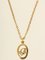 Oval Cutout Logo Necklace by Christian Dior 3