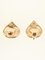 Boucles d'Oreilles avec Logo Teardrop Strass en Noir par Christian Dior, Set de 2 2