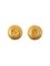 Round CC Mark Earrings from Chanel, Set of 2 1