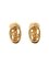 Oval Logo Cut-Out Earrings by Christian Dior, Set of 2, Image 1