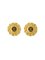 CC Mark Chain Edge Design Earrings from Chanel, 1995, Set of 2 1