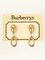 Logo Teardrop Design Swing Earrings from Burberry, Set of 2 3