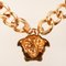 Rhinestone Medusa Chain Necklace from Versace 3