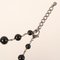 Pearl Bijoux Rhinestone Design Necklace in Black from Chanel 6