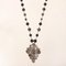 Perlen Bijoux Strass Design Halskette in Schwarz von Chanel 2