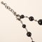 Pearl Bijoux Rhinestone Design Necklace in Black from Chanel 5