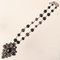 Pearl Bijoux Rhinestone Design Necklace in Black from Chanel 1