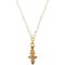 Cross Motif CC Mark Clear Stone Long Necklace from Chanel, 1994 1