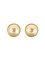 Boucles d'Oreilles Rondes Mini CC Mark avec Perles de Chanel, 1995, Set de 2 1