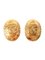 Oval CC Mark Earrings from Chanel, 1993, Set of 2 1