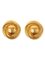 Round Edge Design CC Mark Earrings from Chanel, 1997, Set of 2 1