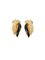 Rhinestone Design Earrings in Black from Christian Dior, Set of 2 1