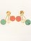 Boucles d'Oreilles Swing Logo Circle Charm de Gucci, Set de 2 2