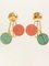 Boucles d'Oreilles Swing Logo Circle Charm de Gucci, Set de 2 4