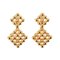 Diamond Shape Rhinestone Swing Earrings by Christian Dior, Set of 2 1