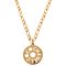 Round Cutout Logo Plate Necklace from Chanel 1