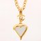Heart Mirror Design CC Mark Necklace from Chanel, 1995 3