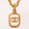 Square CC Mark Plate Long Necklace in Clear from Chanel 3