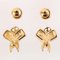 Rhinestone Design Pierced Earrings by Christian Dior, Set of 2 2