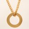 Circle Logo Plate Necklace from Celine 3