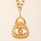 Triangle CC Mark Plate Necklace from Chanel, 1993, Image 2