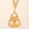 Triangle CC Mark Plate Necklace from Chanel, 1993, Image 3