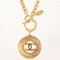 Round Cutout Cc Mark Necklace from Chanel 2