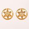 Cutout Star CC Mark Earrings from Chanel, 1997, Set of 2 2