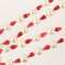Lange Perlenkette in Weiß/Rosa von Chanel 3