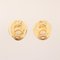 Double Round Pearl Logo Earrings from Celine, Set of 2 2
