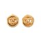 Round Cutout CC Mark Earrings from Chanel, Set of 2 1