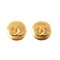 Round CC Mark Earrings from Chanel, 1996, Set of 2 1