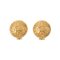 Round Embossed Design Earrings by Christian Dior, Set of 2 1