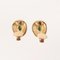Boucles d'Oreilles avec Strass Verts par Christian Dior, Set de 2 2
