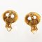 Round Cutout CC Mark Earrings from Chanel, 1988, Set of 2 3