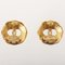 Round Cutout CC Mark Earrings from Chanel, 1988, Set of 2 2