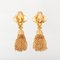 CC Mark Dotted Fringe Swing Earrings from Chanel, 1994, Set of 2 2