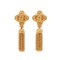 CC Mark Dotted Fringe Swing Earrings from Chanel, 1994, Set of 2 1