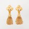 CC Mark Dotted Fringe Swing Earrings from Chanel, 1994, Set of 2 3
