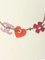 CC Mark Multi Charm Bracelet in Silver/Red/Pink from Chanel, 2004 2