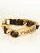 ogo Plate Chain Bracelet in Black from Chanel, 1995 5