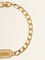Rhinestone Logo Plate Bracelet by Christian Dior 5