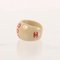 CC Mark Logo Printed Ring in Beige/Red from Chanel, 2001, Image 4