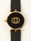 Schwarze Jungen Armbanduhr mit rundem Logo von Gucci 8