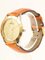 Camelfarbene Jungen Armbanduhr mit rundem Logo von Fendi 2