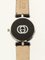 Round Face Logo Watch in Black from Gucci 10