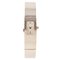 Fendi Rectangular Face Logo Bangle Watch Silver 1